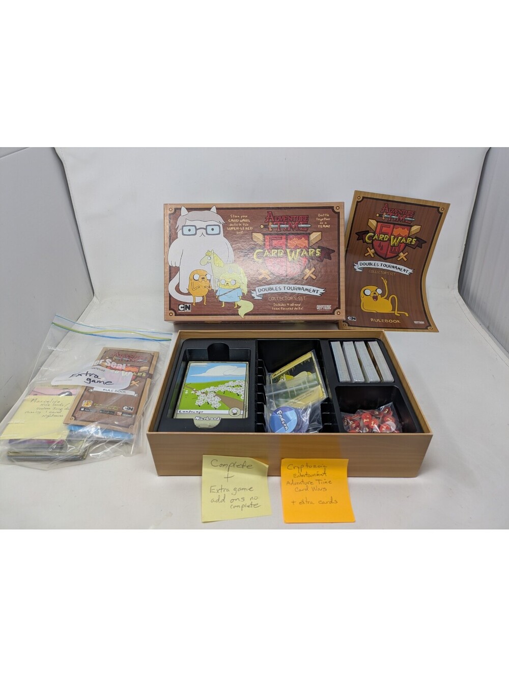 Adventure Time Card Wars, Doubles Tournament Collector Set Complete + Extras